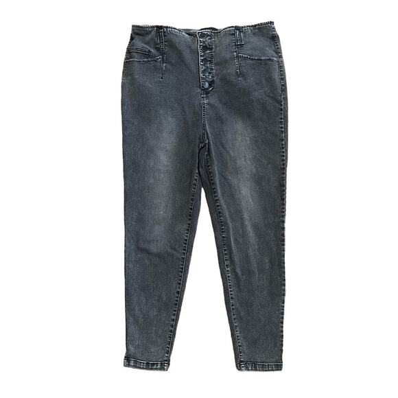 Forever 21 High Waisted Black Skinny Jeans - Picture 1 of 3